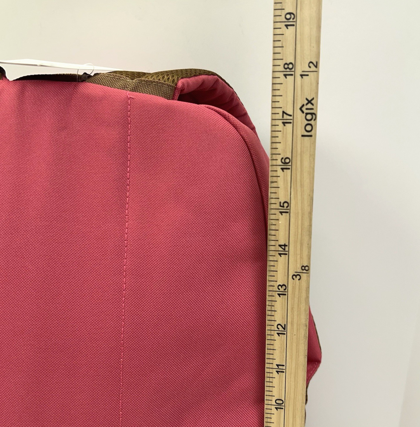 LUCKY BRAND Backpack 15″ Laptop Mini Bookbag Charm Patches Pink Canvas Urban NWT