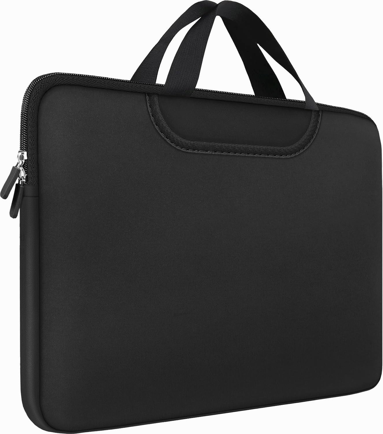 15.6″ Laptop Carry Bag Durable Protective Sleeve Case With Extra Pockets Black