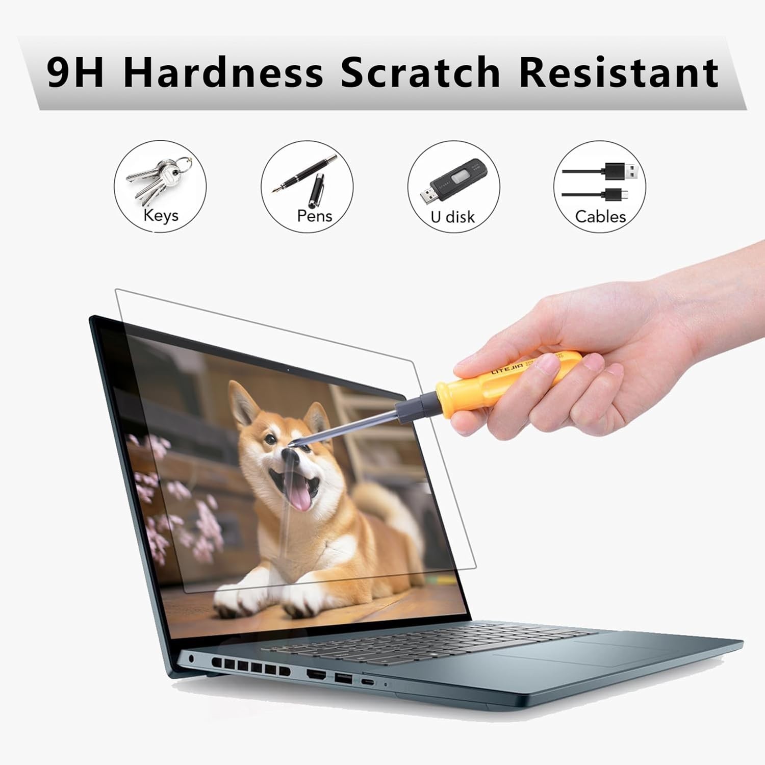 Tempered Glass Screen Film 9H for 16″ Lenovo ideapad 5/5i Pro 16, Slim 3/5/7 16