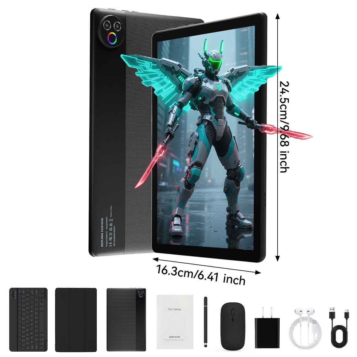 AEEZO 10″ Tablet Android 15 Tablets 3+64GB Octa-Core 5G WiFi Dual Camera Google