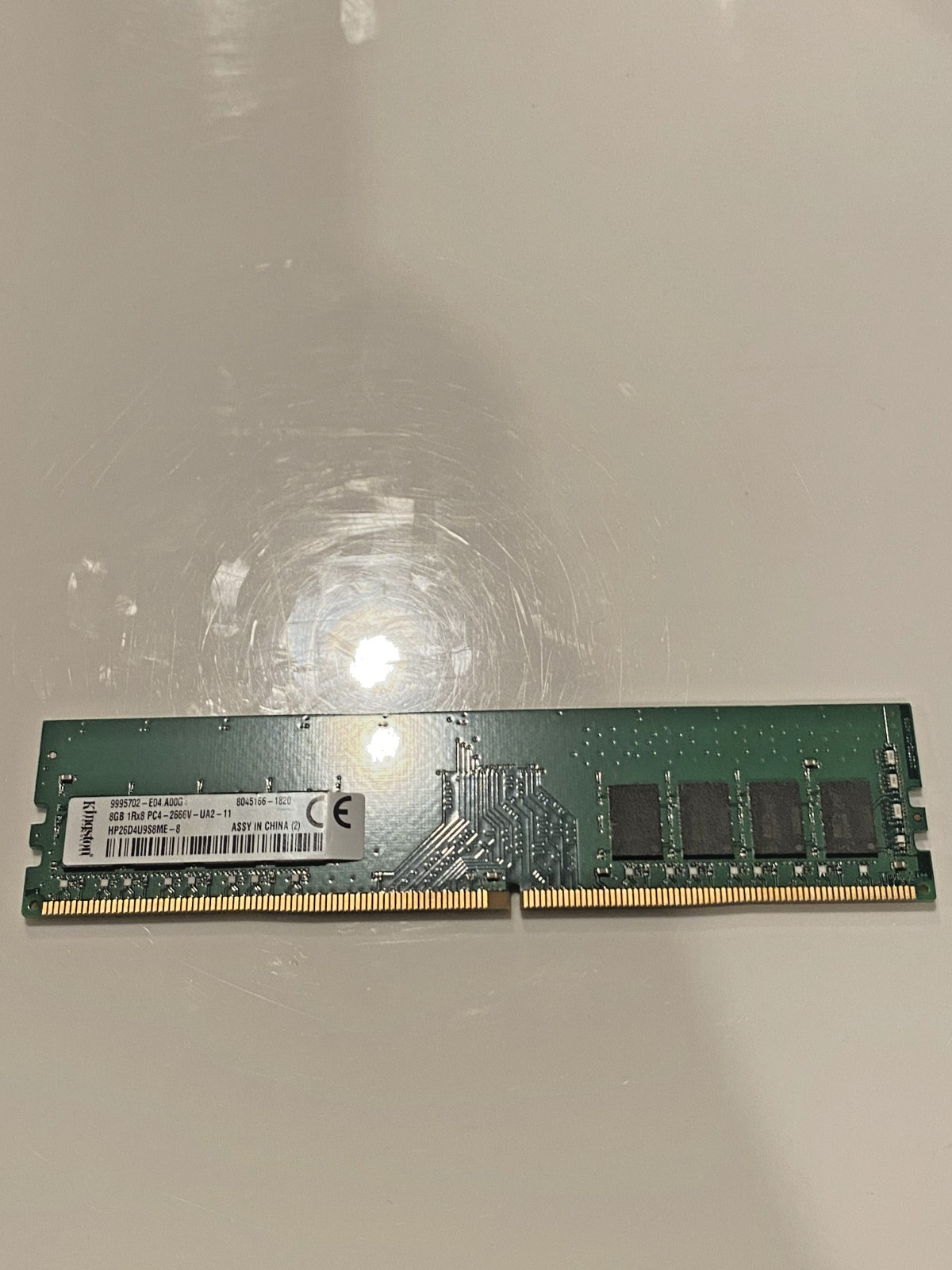 Kingston 8GB DDR4 2666V-UA2-11 PC4-21300 UDIMM Desktop RAM HP26D4U9S8ME-8