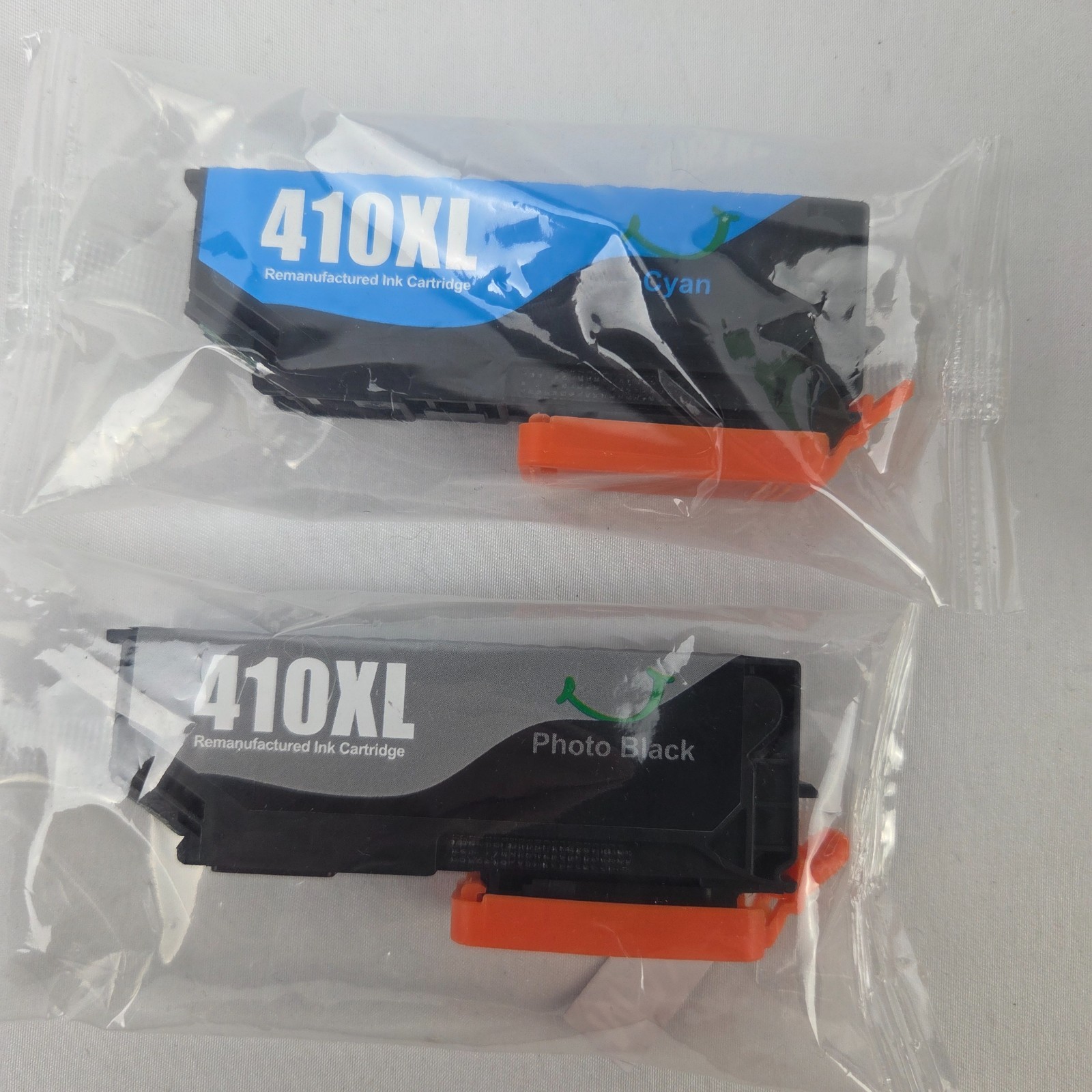2PK Replacement 410XL Cyan & Black Ink for Epson XP-630 XP-635 XP-640