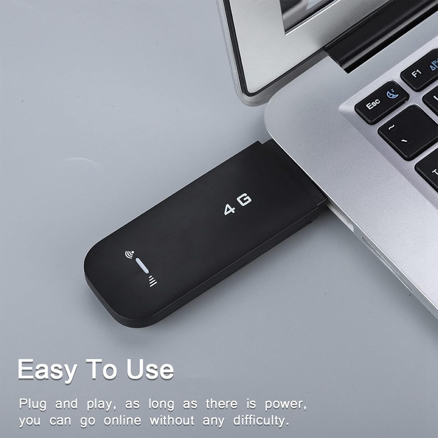 Plug-and-Play 4G LTE USB Router with 512MB Memory – Ideal for On-the-Go Users