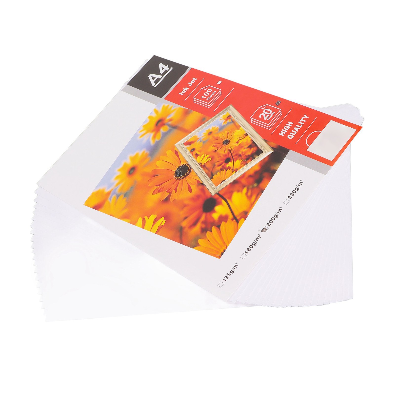 20Pcs Matte Photo Paper Durable Paper 8.3×11.7in Glossy Water Re BRZN