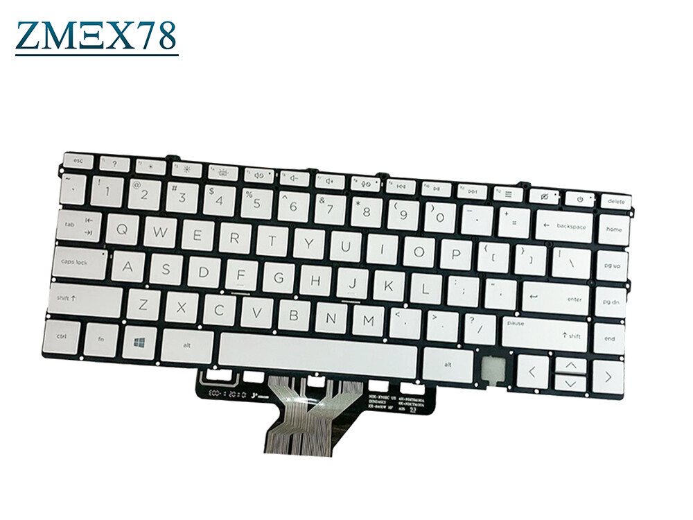 New HP ENVY x360 15-es 15m-es 15m-es0000 15m-es1xxx US Keyboard Backlit Silver