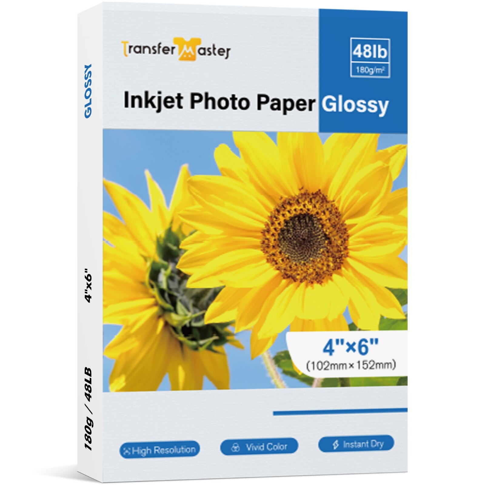 Lot Premium Photo Paper 4×6 48lb Glossy 120-240 Sheets Inkjet Printer HP Epson