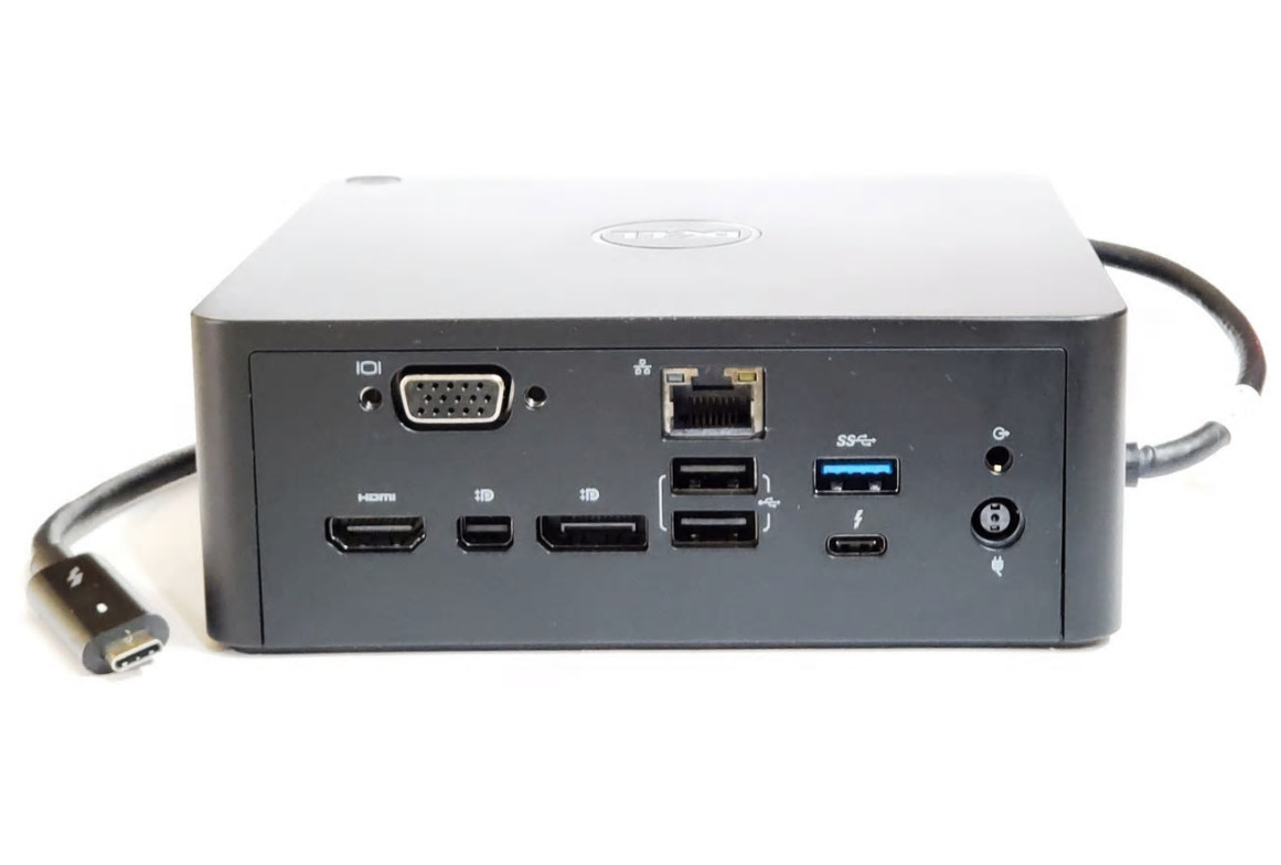 Genuine Dell Thunderbolt Dock USB Type-C 0J5C6 TB16 K16A w/ 130W Ac Adpater