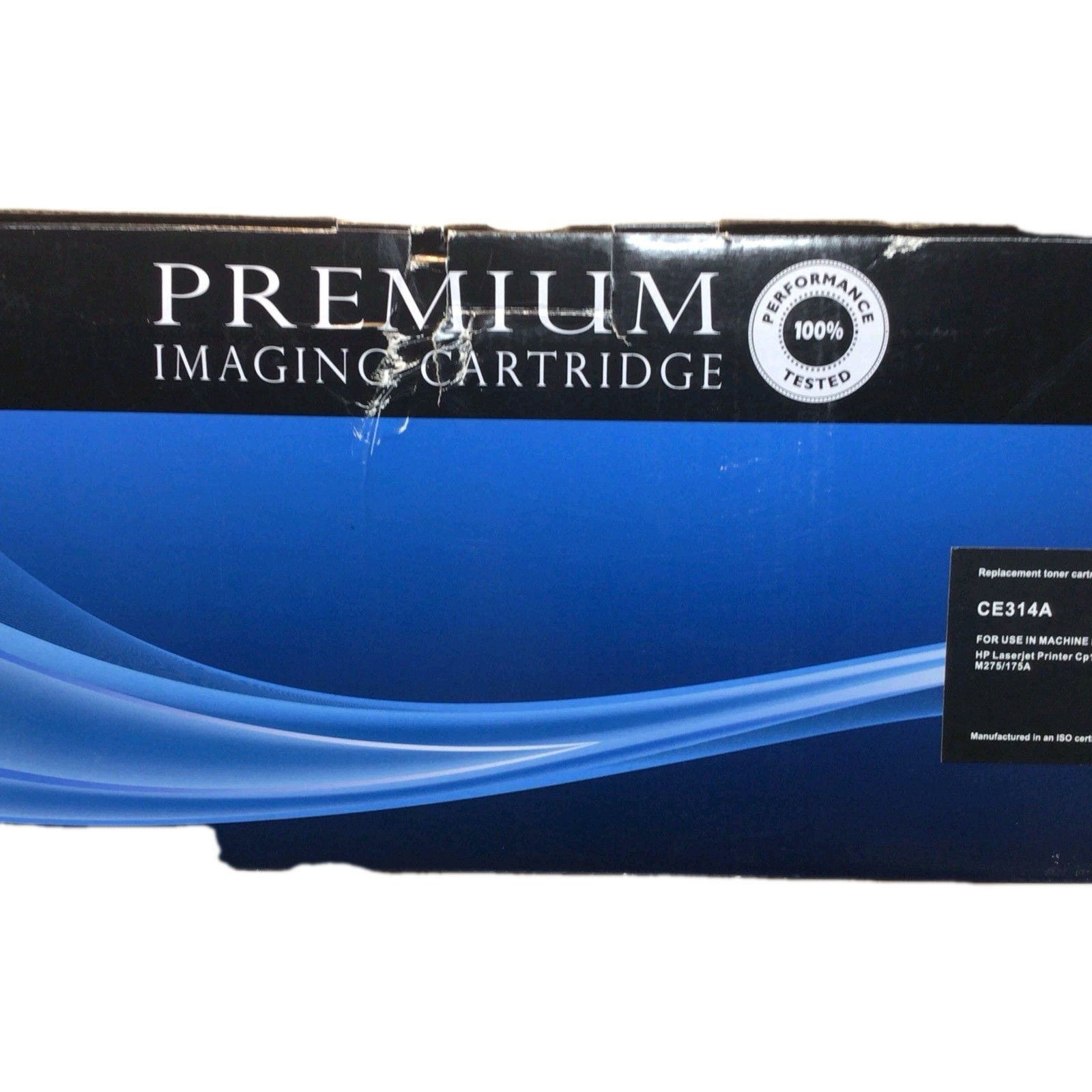 CE314A, Premium Replacement Toner Cartridge, For HP, Black