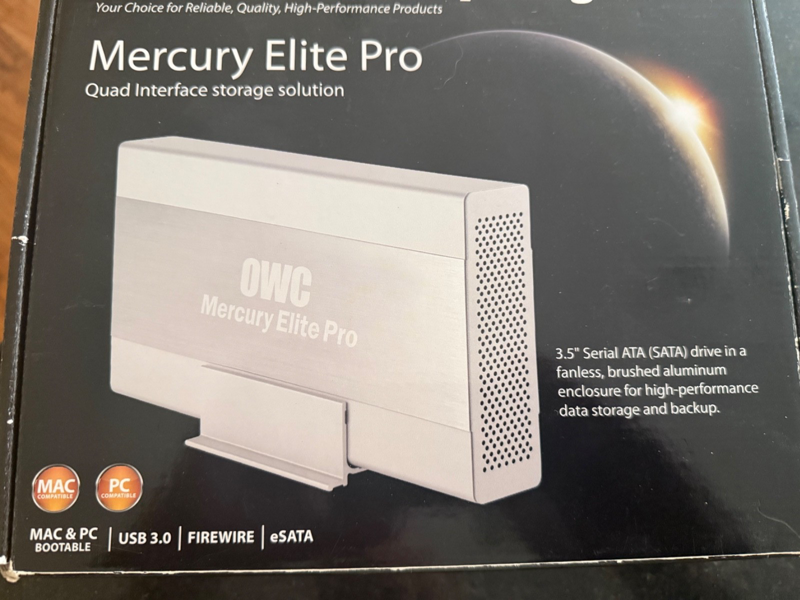 THREE OWC Mercury Elite Pro 3.5″ Desktop Storage HDD Enclosures
