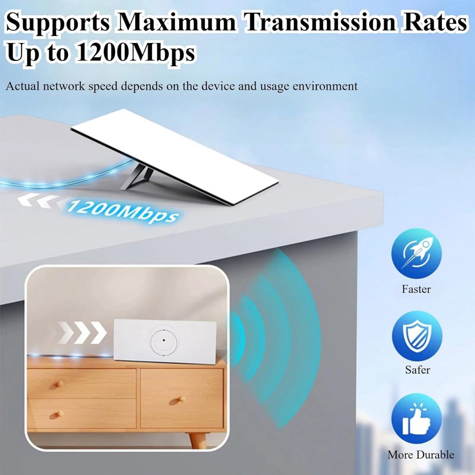 For Starlink Satellite Gen3 V3 Ethernet Cable Adapter SPX to RJ45 Dish Router
