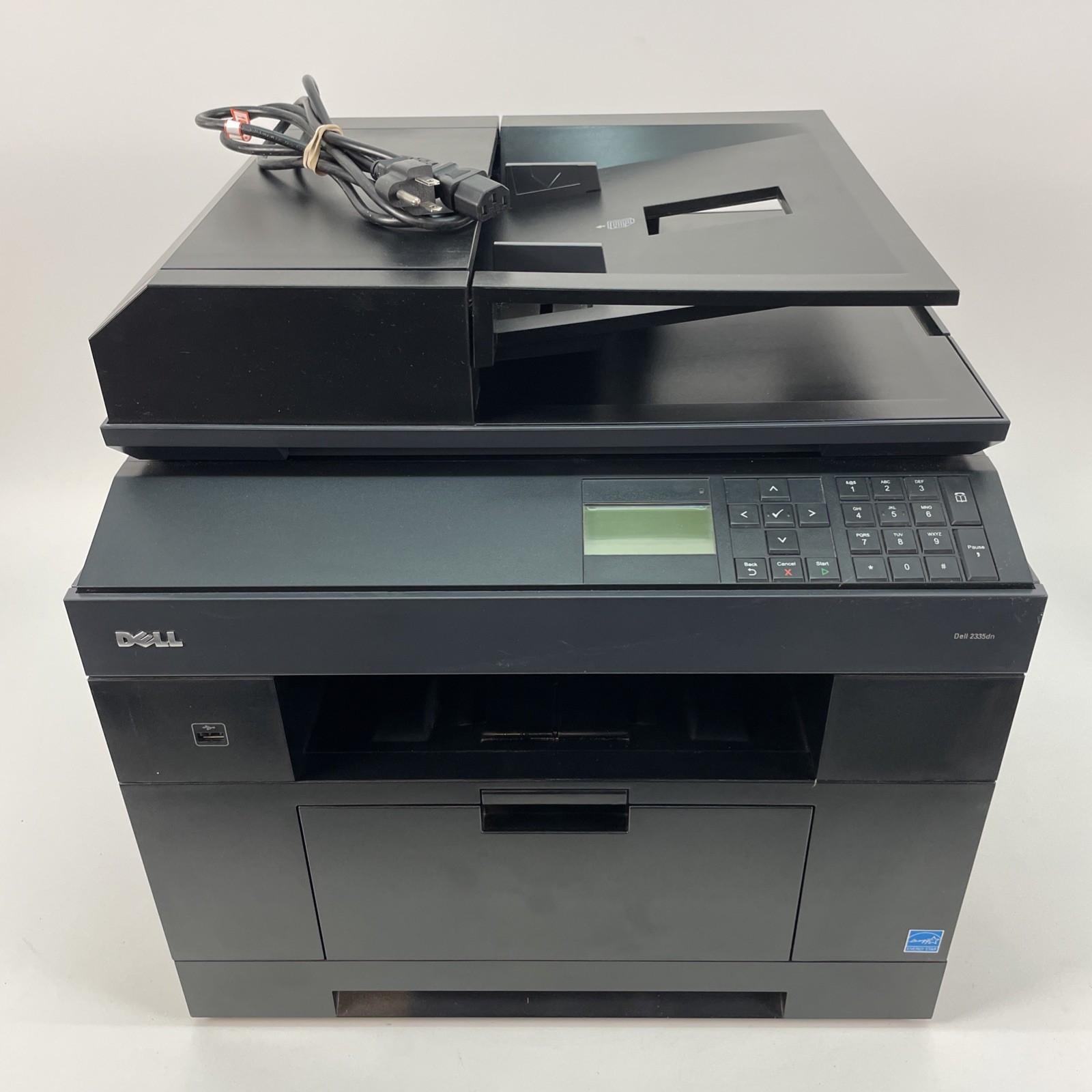 Dell 2335dn Monochrome All In One Printer Duplexer Pg. Ct. 8822 WORKING Video