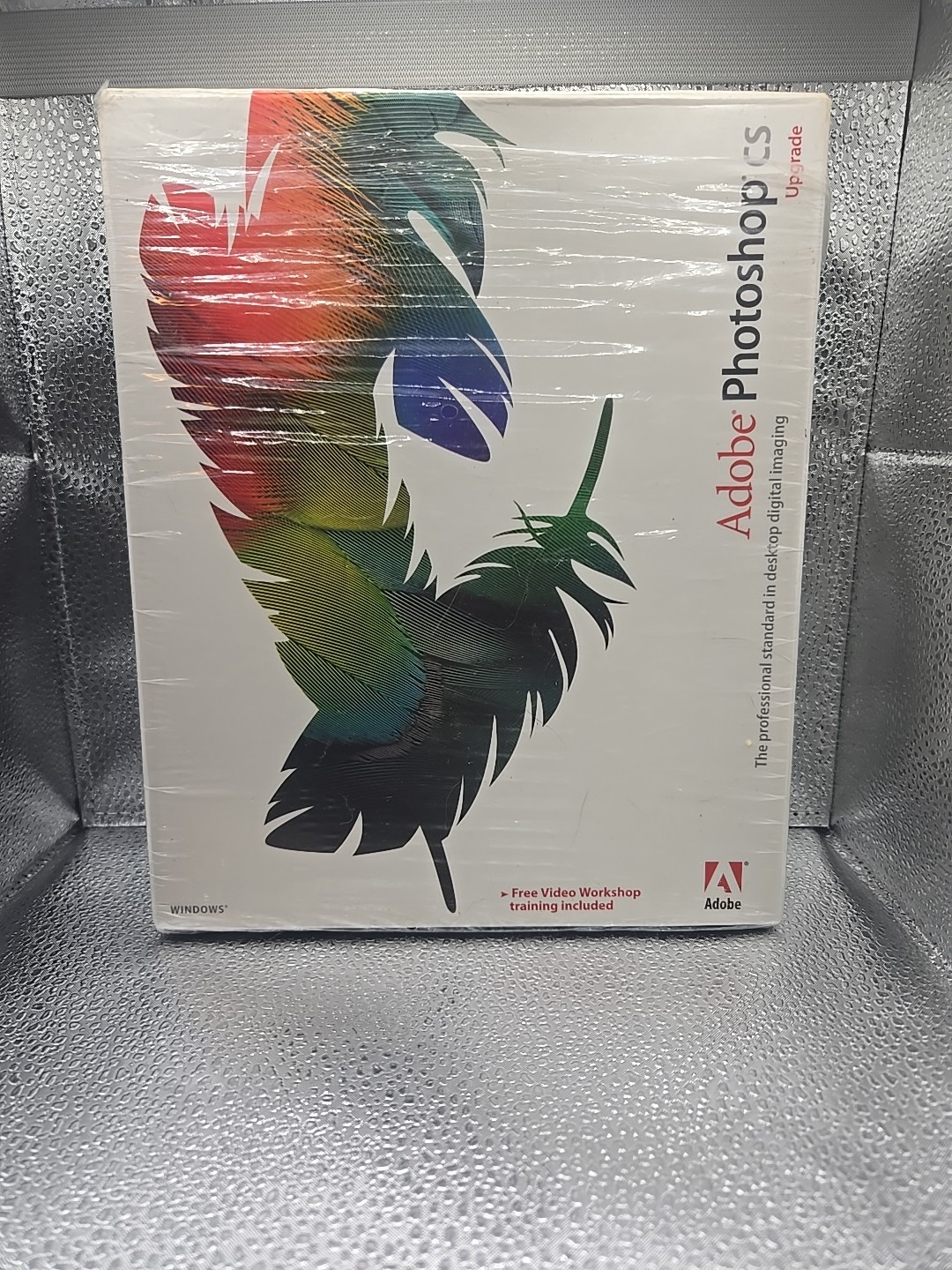 Adobe PhotoShop CS for Windows w/ Box, Manual / Books, DisksAdobe PhotoShop CS f