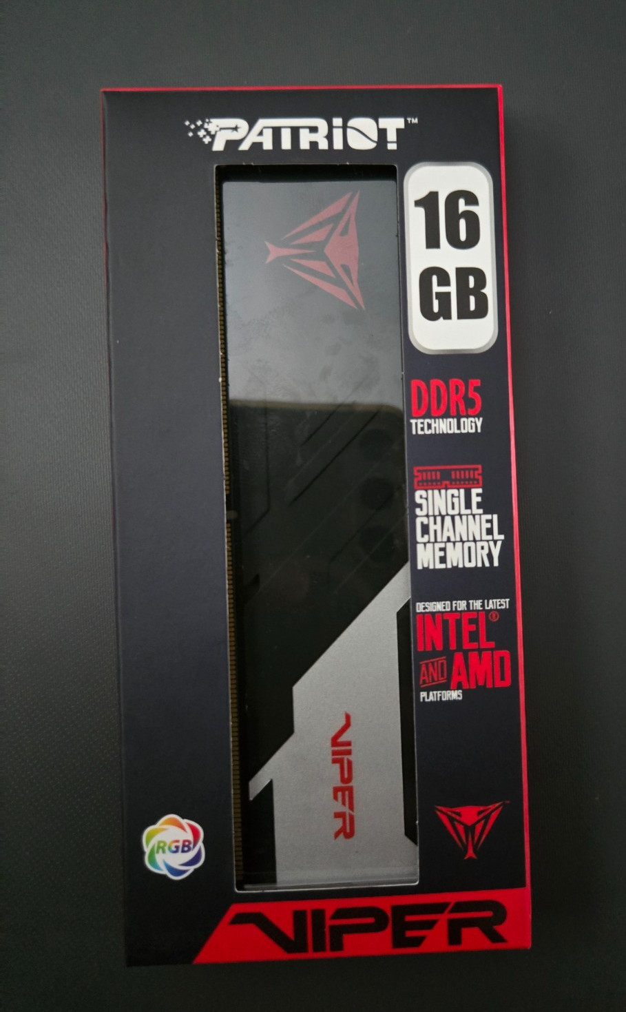 Patriot Viper Venom 16GB (1 x 16GB) DDR5 5600 6000 288-PIN UDIMM XMP/EXPO PC RAM