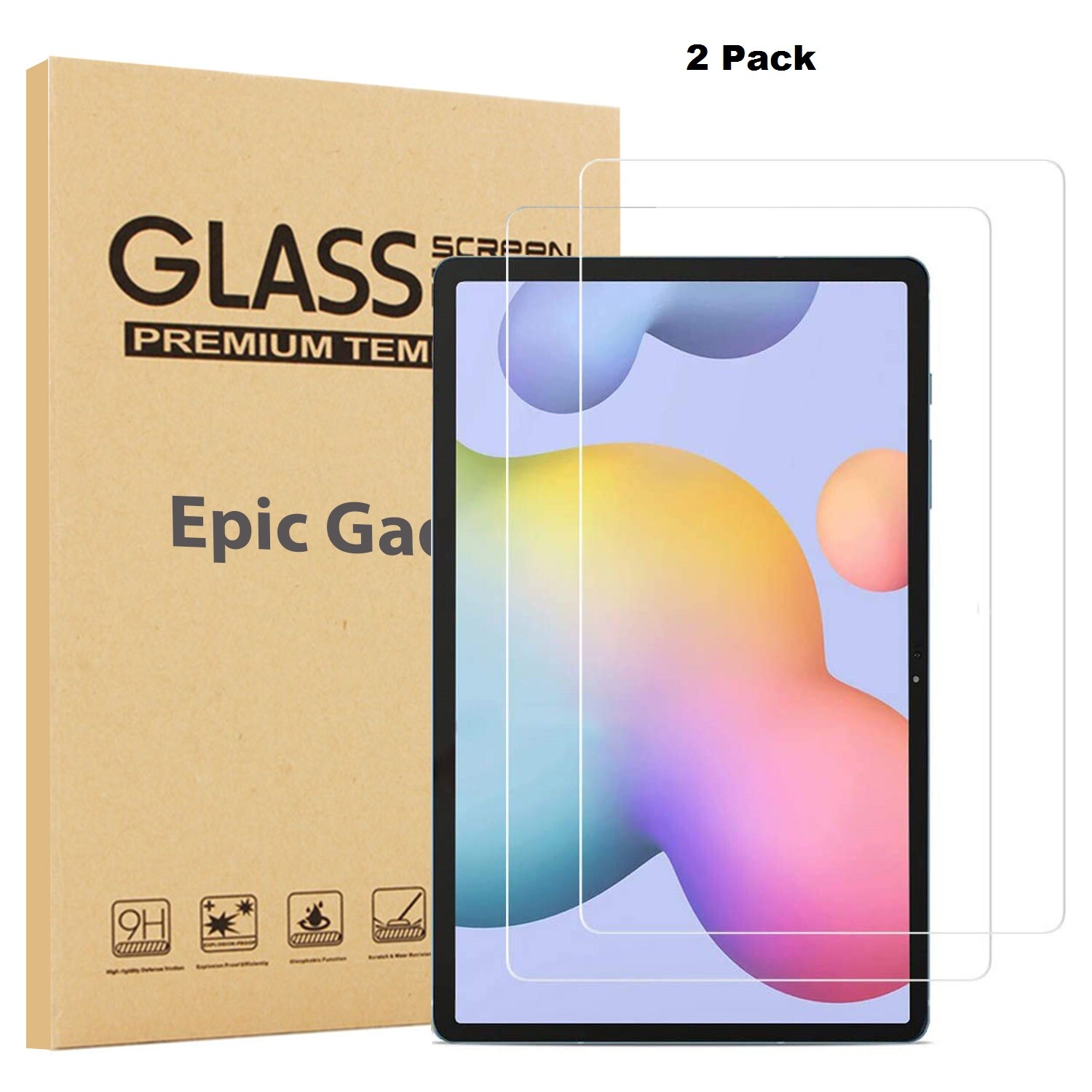 2 Pack Tempered Glass Screen Protector For Samsung Galaxy Tab S7 FE 12.4″ T730