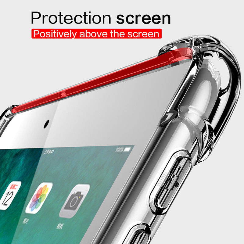 Shockproof Clear Soft TPU Silicone Case Cover For New iPad Pro 11″ 12.9″ Air 13′