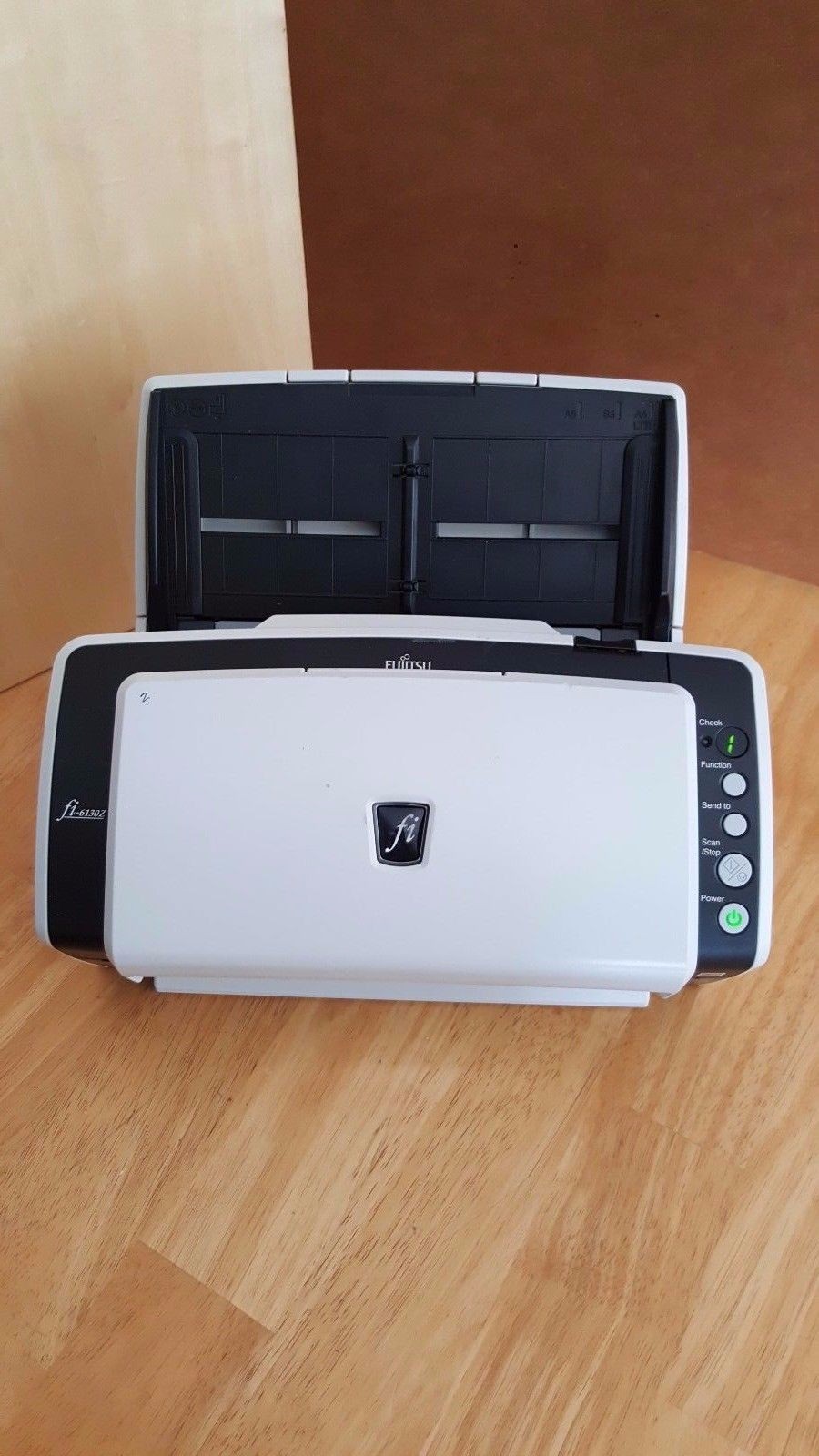 Fujitsu fi-6130Z Desktop Scanner w/ AC Adapter + USB + Setup Driver Burnt DVD