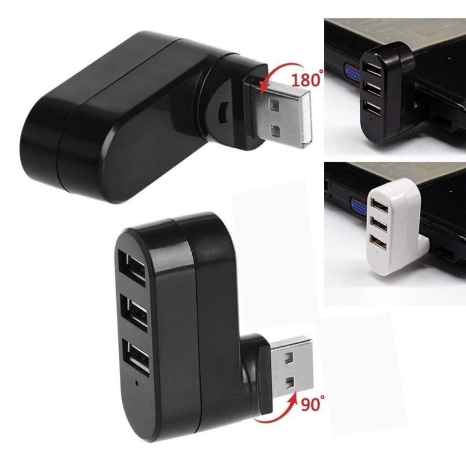 3 Port High Speed USB 3.0 HUB Splitter Expansion Desktop PC Laptop Adapter Lot