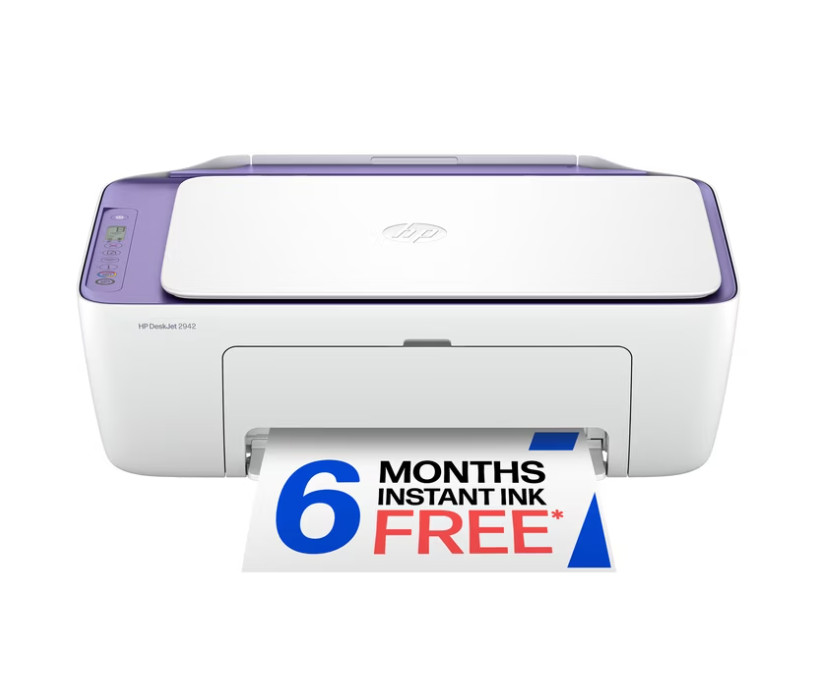 HP DeskJet 2942 Wireless All-in-One Color Inkjet Printer 6 Months Free Ink