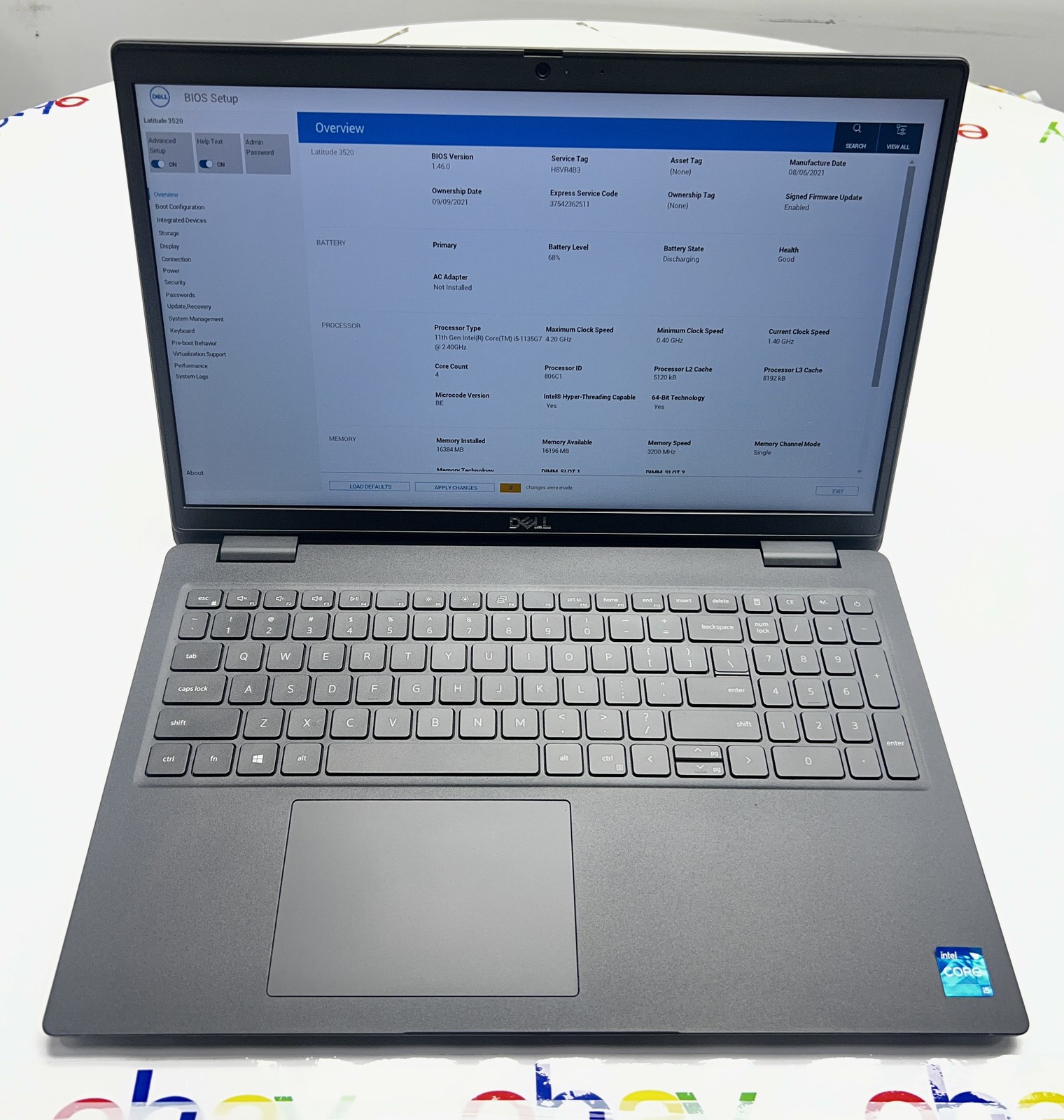 Dell Latitude 3520, intel core i5-1135G7, 16GB, 256GB, W11Pro Education