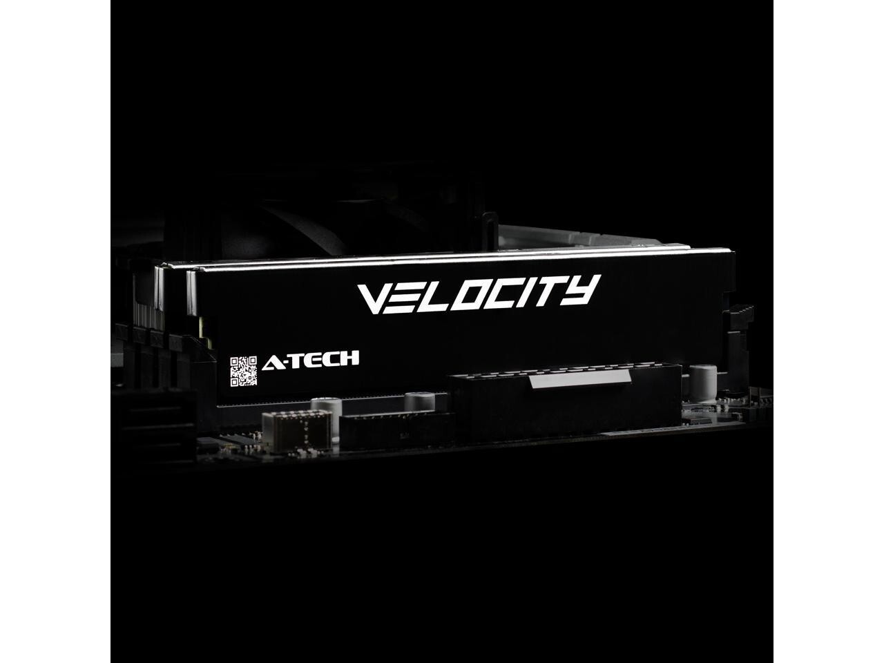 A-Tech Velocity 16GB DDR4 3200 (PC4-25600) CL22 XMP Desktop PC Gaming Memory RAM