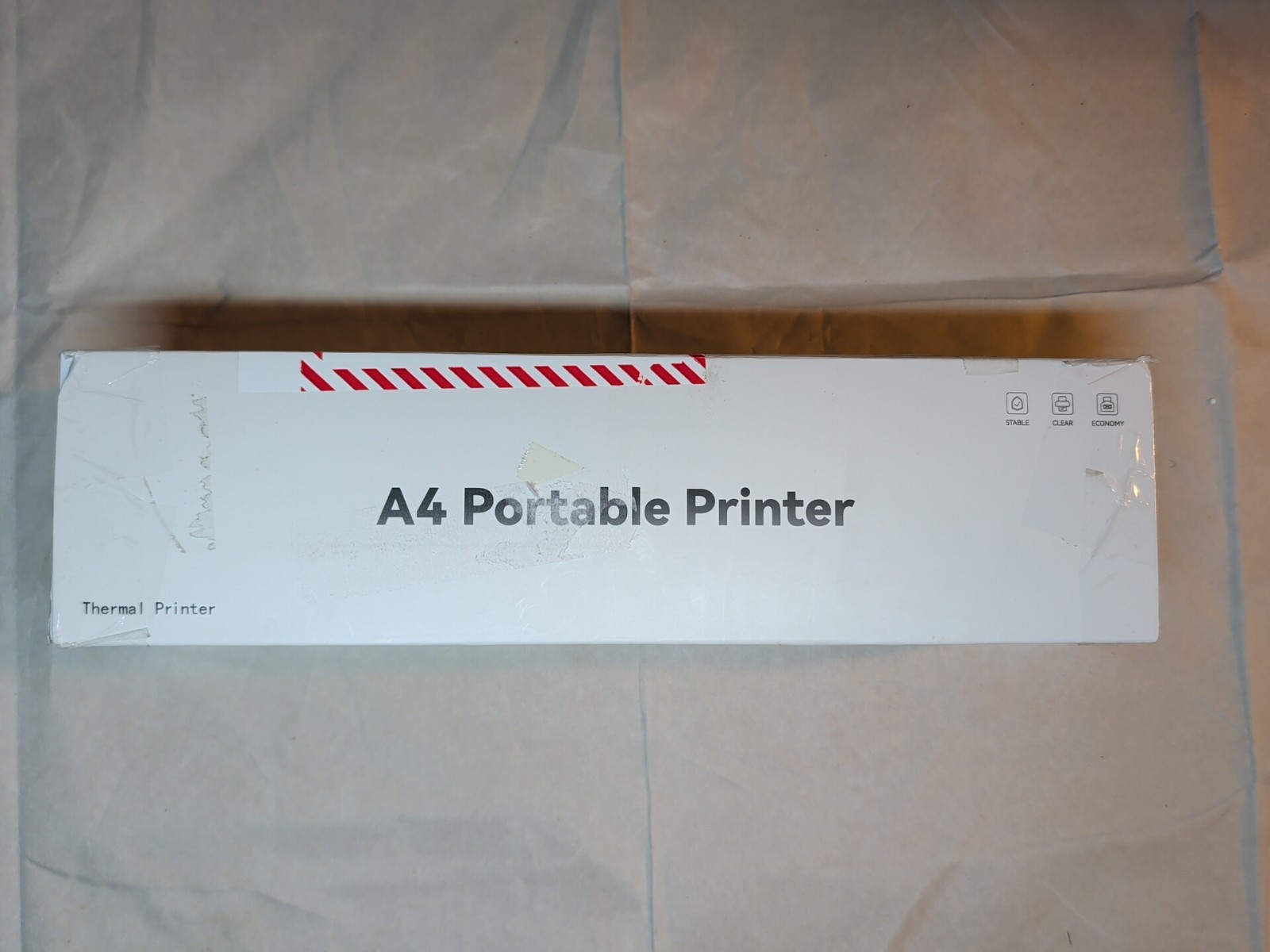 Byteup C80 A4 Portable Bluetooth Thermal Printer Wireless White Open Box