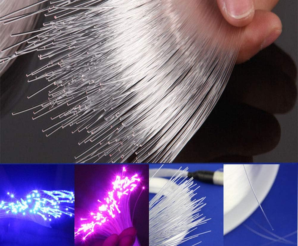 PMMA Plastic End Glow Fiber Optic Cable 1Mm(0.04In) 50M(164Ft)/Roll for Star Sky
