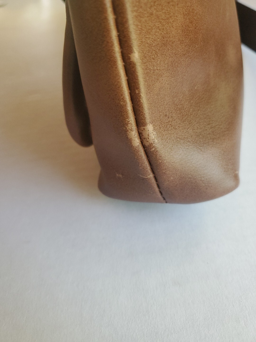 Goblin Plutus Leather Office / Laptop Bag 16in Wide x 11.5 Very Clean