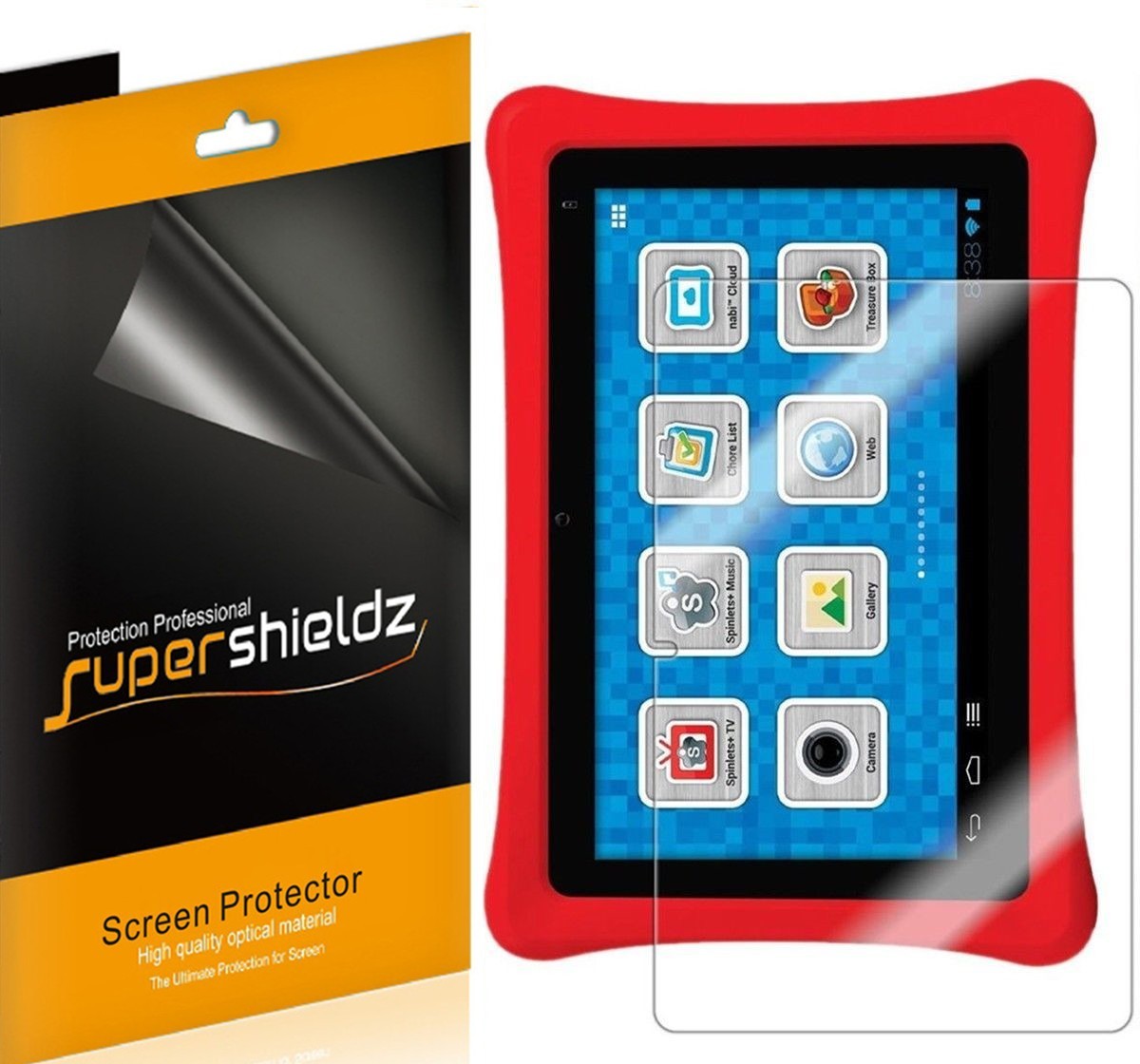 3X Supershieldz Clear Screen Protector Shield for Nabi 2 / Nabi 2S 7″ Tablet