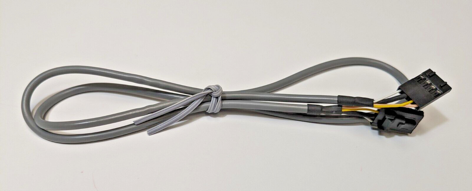 CD Audio cable, CD Rom/DVD audio cable MPC2, grey 4 wires, black connectors 2′