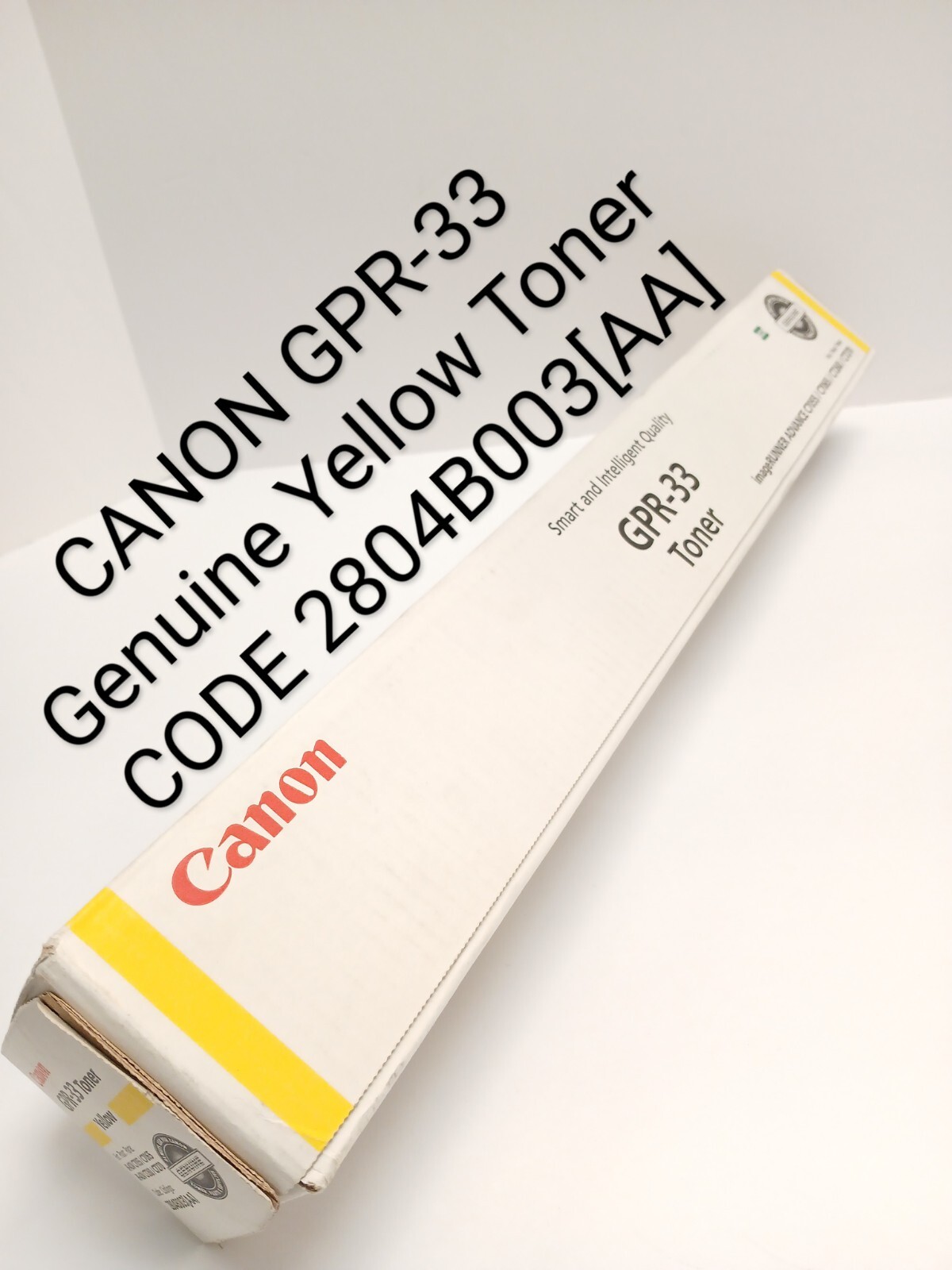 Genuine Canon 2804B003 / GPR33 / GPR-33 Yellow Toner for iR C7055/C7065/C7260