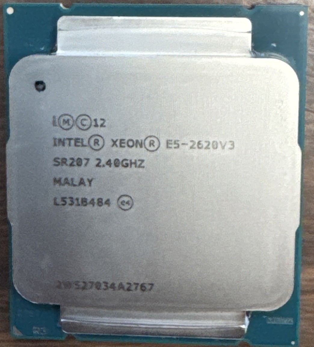Intel Xeon E5-2620 v3 SR207 2.40GHz 6-Core 15MB LGA2011-3 Server CPU Processor