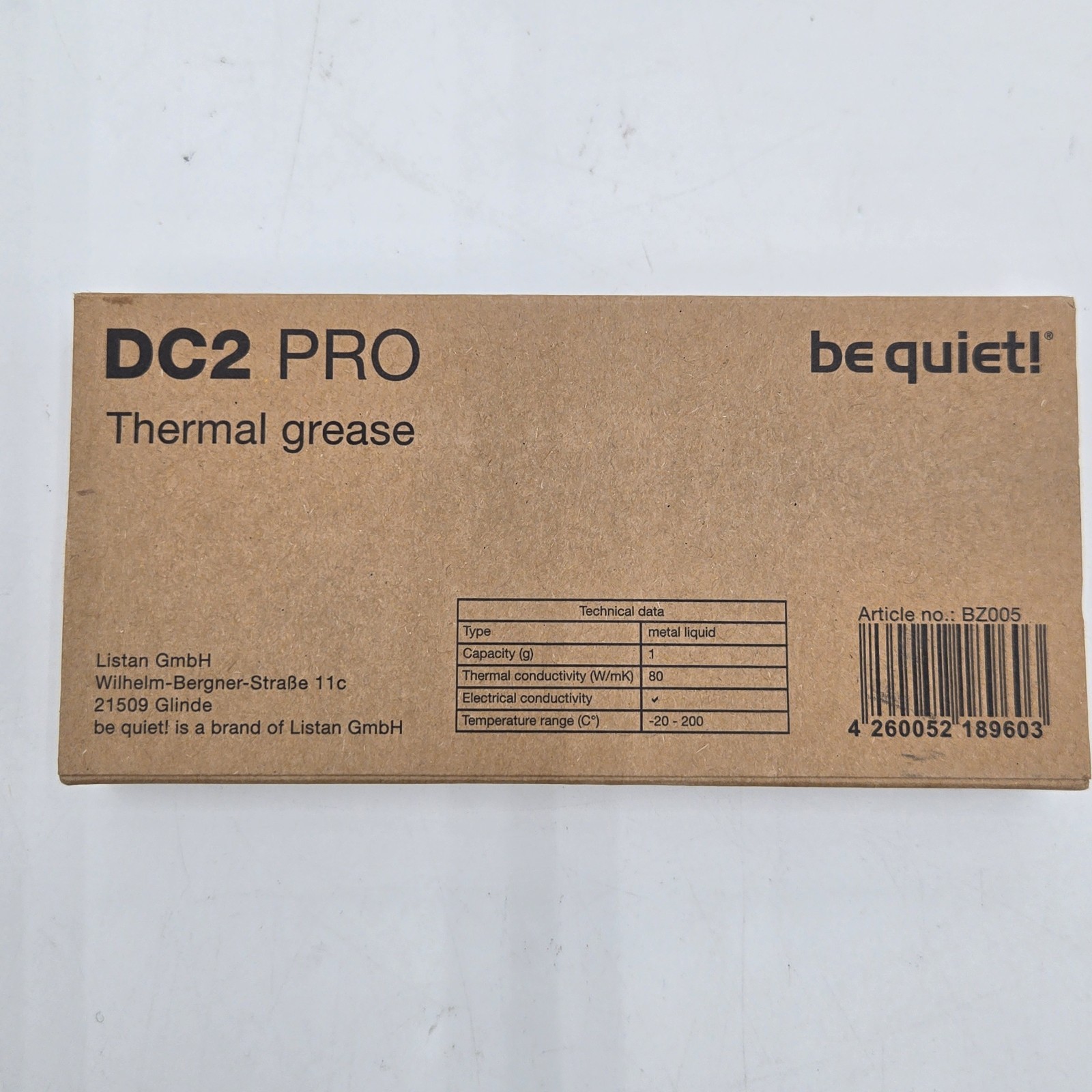 be quiet! DC2 PRO Liquid Metal Thermal Grease