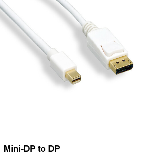 Kentek 3′ Mini DisplayPort Male to DisplayPort 20 Pin Male Cable 4K 60Hz HD