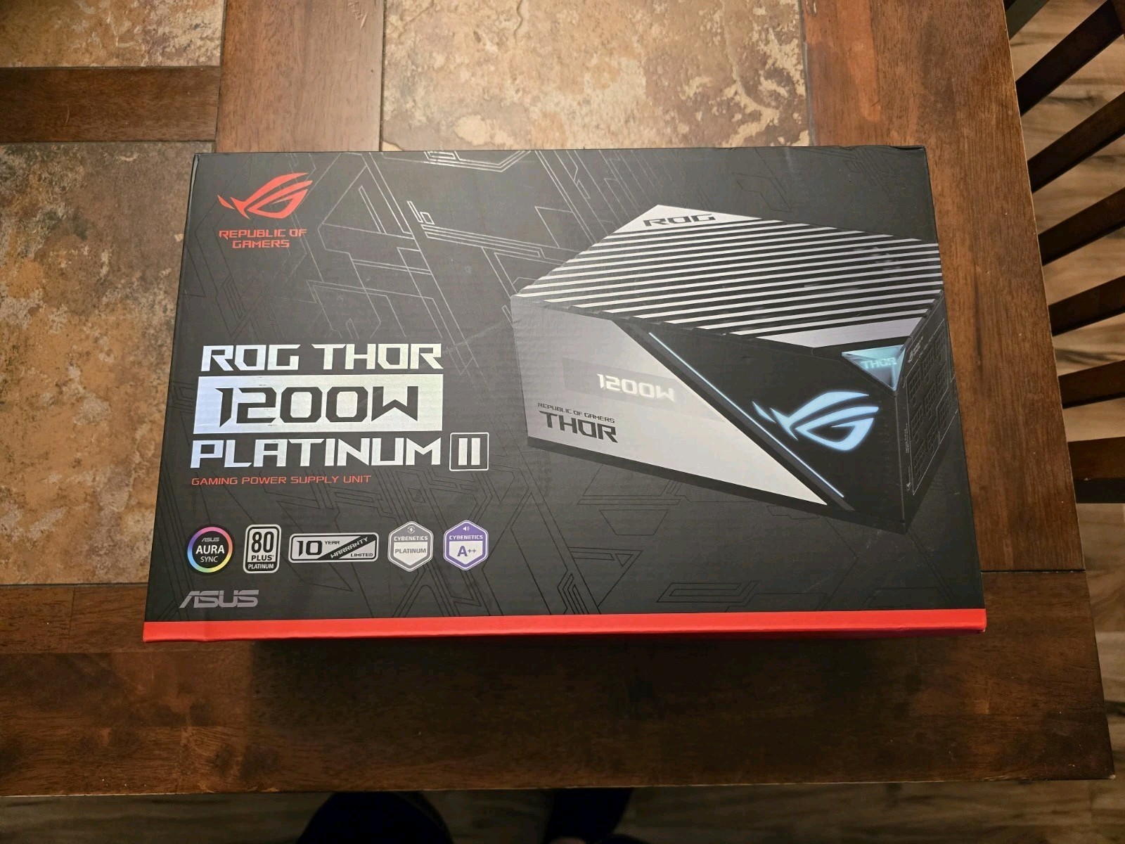 BOX ONLY…ASUS ROG Thor 1200W Platinum II ROG-THOR-1200P2-GAMING