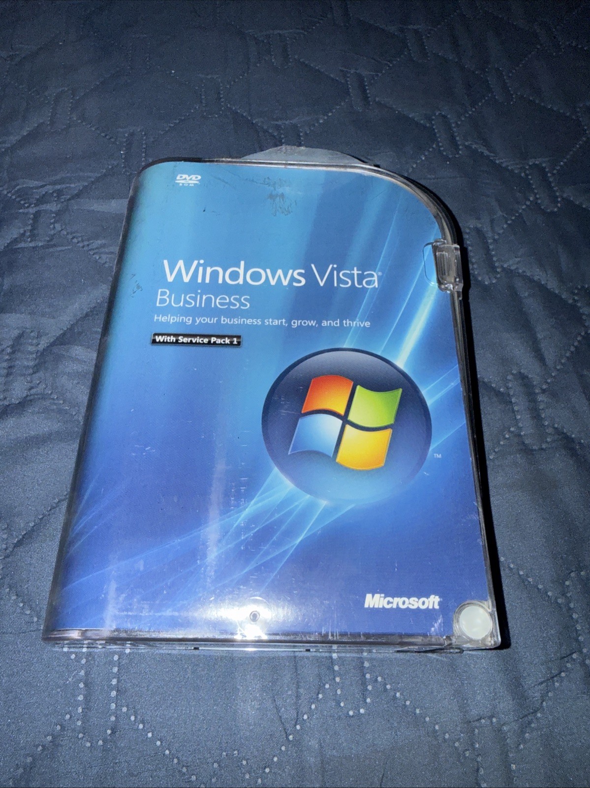 Microsoft Windows Vista Business SP1 DVD w/ Product Key Complete Retail CIB
