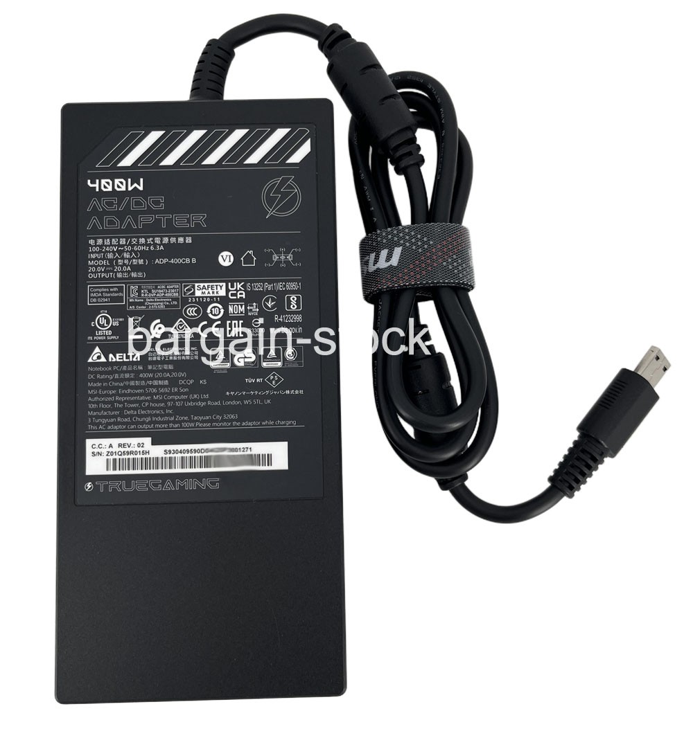 Delta 20V 400W AC Adapter Charger For Acer Predator Helios 18 AI PH18-73-962W