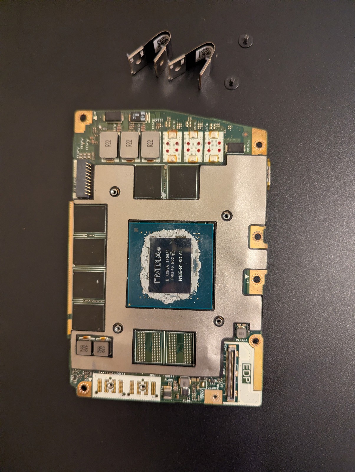 Alienware Area-51M Nvidia RTX 2060 6GB GPU GDDR6 N18E-G1-KD + DGFF cable + DC