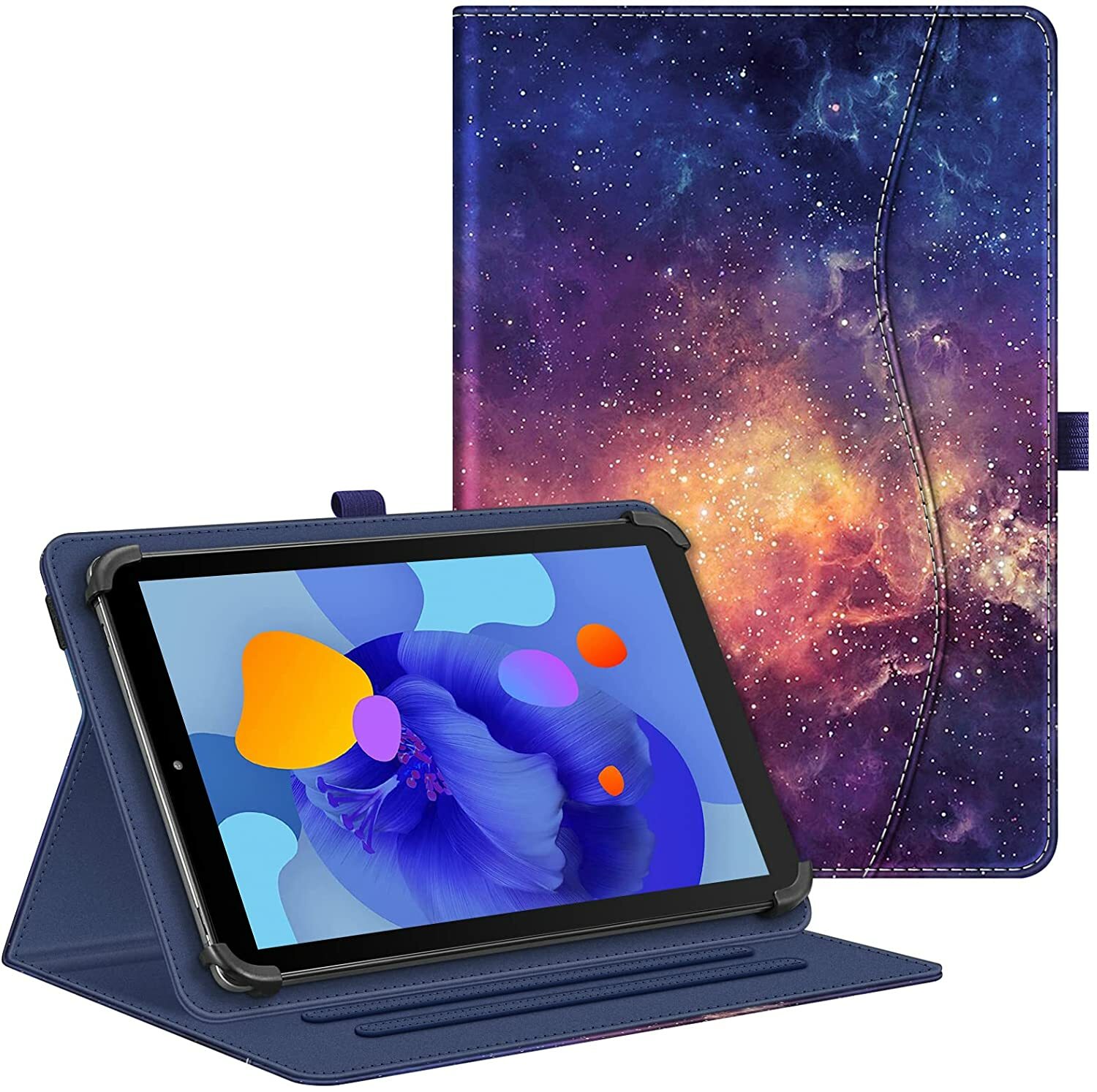 Universal Case For 9.7 10.1 Inch Tablet Multiple Angle Folio Protective Cover