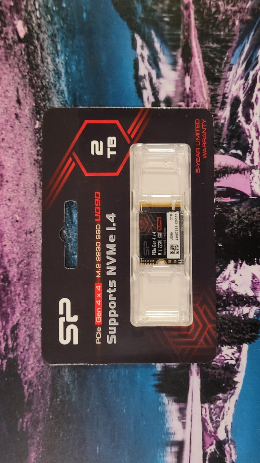 Silicon Power 2TB UD90 2230 NVMe 4.0 Gen4 PCIe M.2 SSD R/W up to 5,000/3,200MB/s