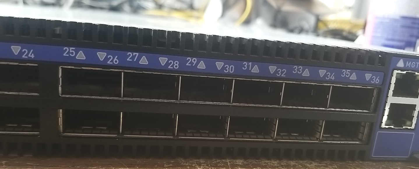 Mellanox SX6036 36 Port Managed 56 Gigabit FDR Infiniband 40 Gig Ethernet Switch