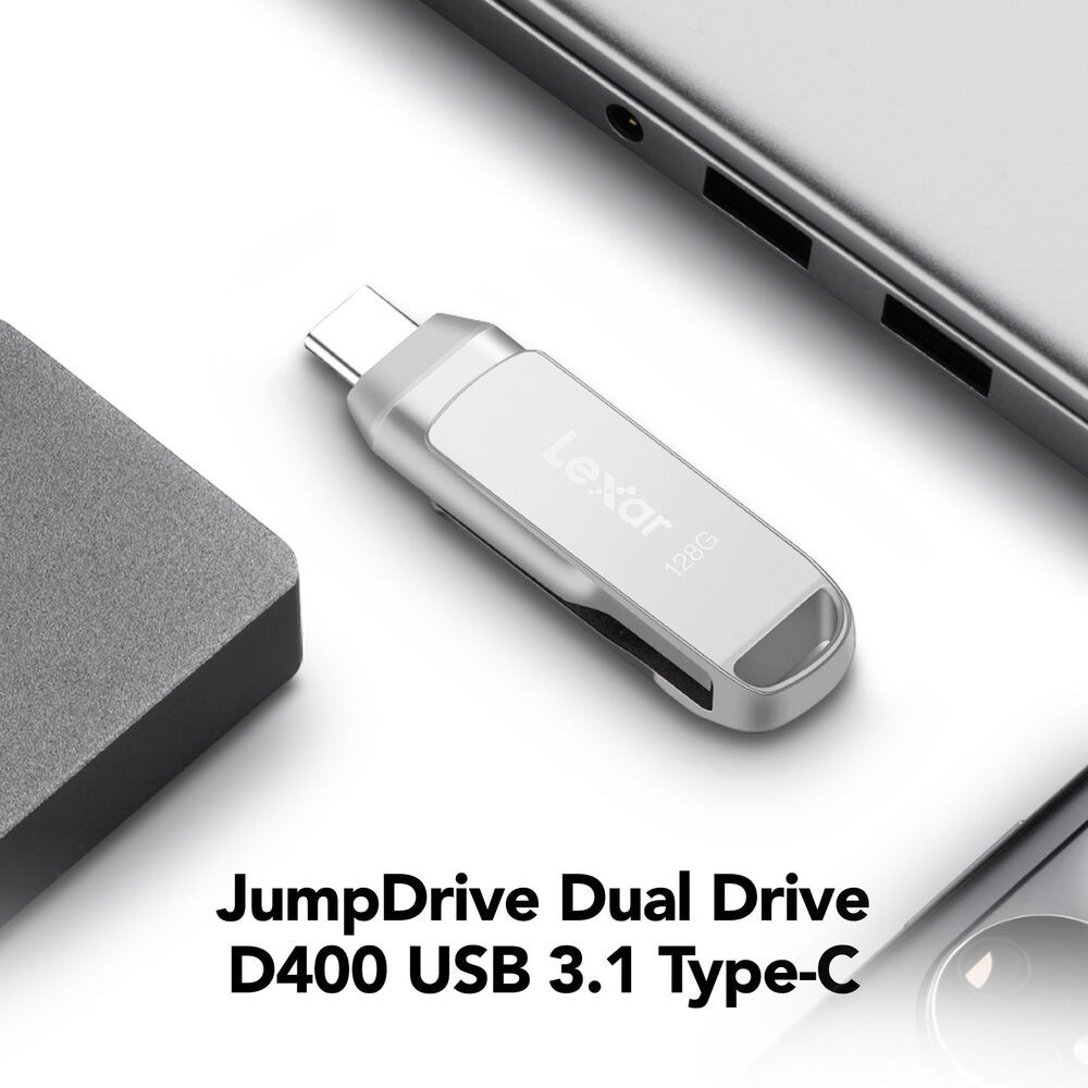 Lexar 2-Pack 128GB Dual Flash Drive USB 3.2 Gen1 : USB-C & USB-A – New Sealed