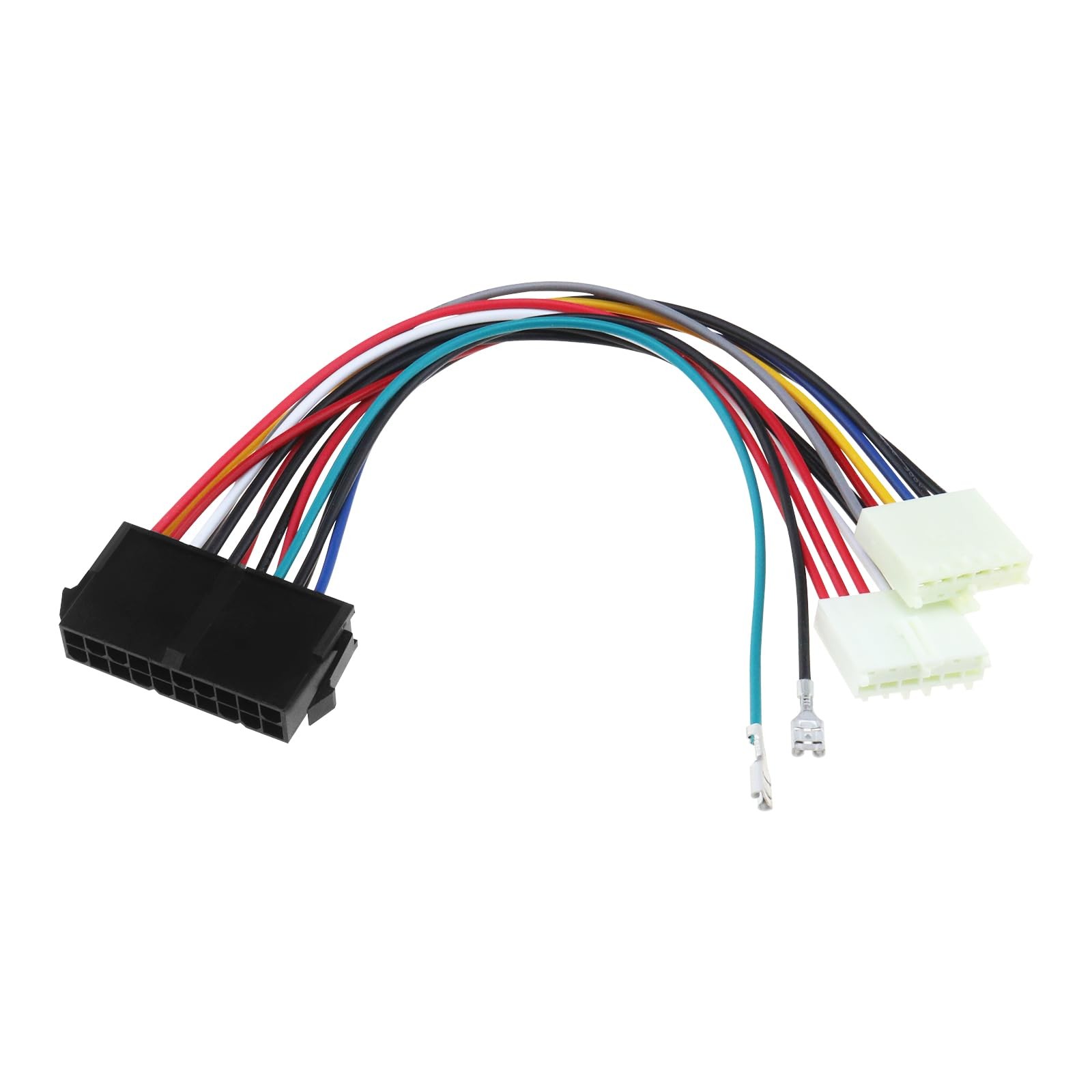 20cm 18AWG ATX to AT Power Adapter 20Pin to 2Port 6Pin Converter Cable