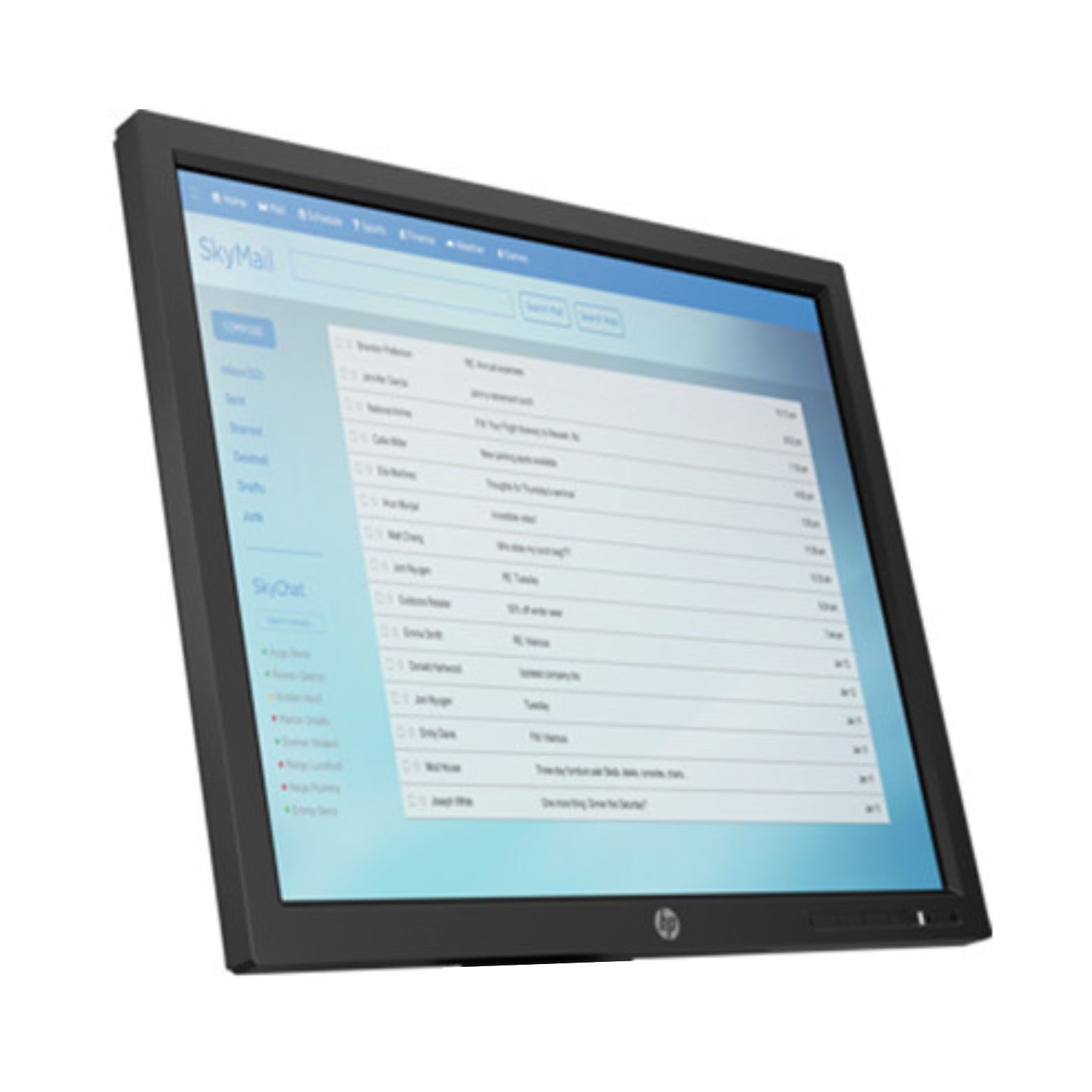 HP P174 17″ TN SXGA Monitor 5:4, 5ms, 1000:1, LED backlight, Anti-glare No Base