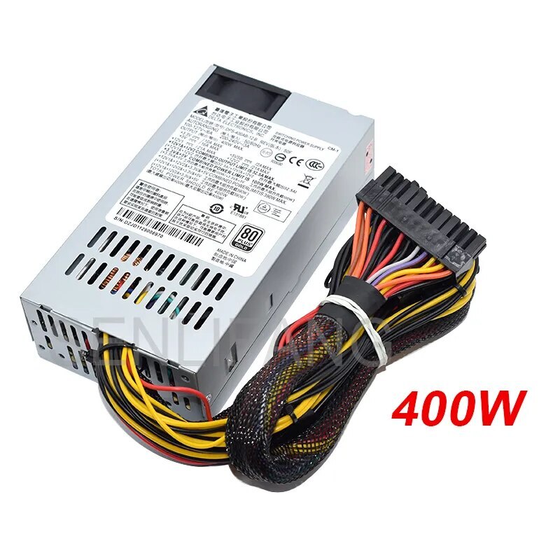 For Delta Power 400W 80 Gold Small 1U REV 400W Slient Power Supply DPS-400AB-17B