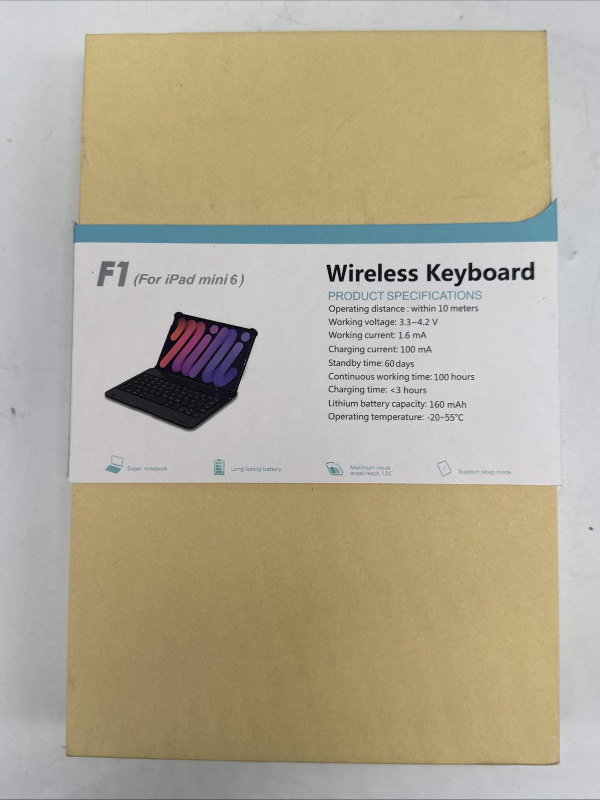 Ipad Mini 6 Case with Keyboard, Keyboard Ipad Mini 6Th Generation 2021 8.3-Inch