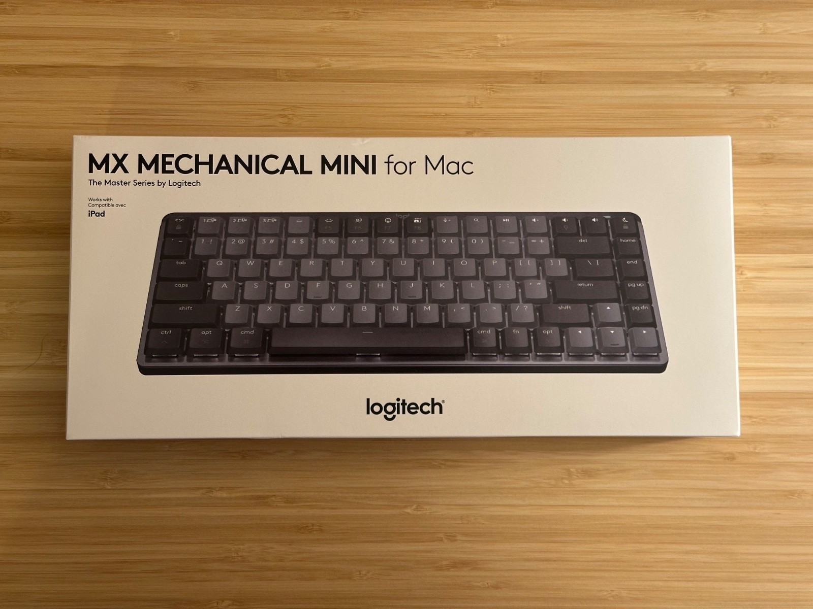 Logitech MX Mechanical Mini for Mac Tactile Wireless Backlit Keyboard Space Grey