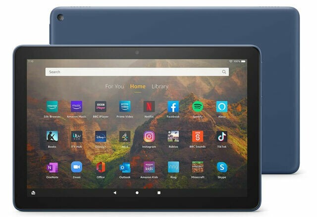 Amazon Fire HD 10 (11th Gen.) T76N2B – 32GB – Wi-Fi – 10.1 in Tablet – Denim