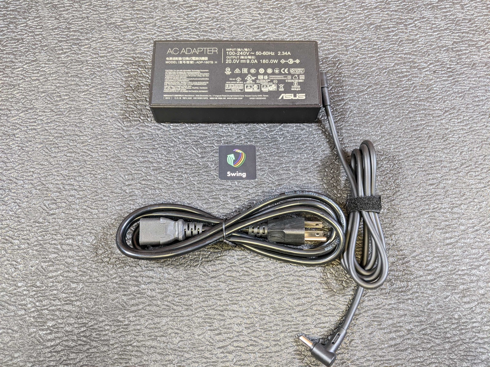 180W Asus FX705DY-EW003T FX705DY-EW005T ADP-180TB AC Adapter Charger 6.0mm