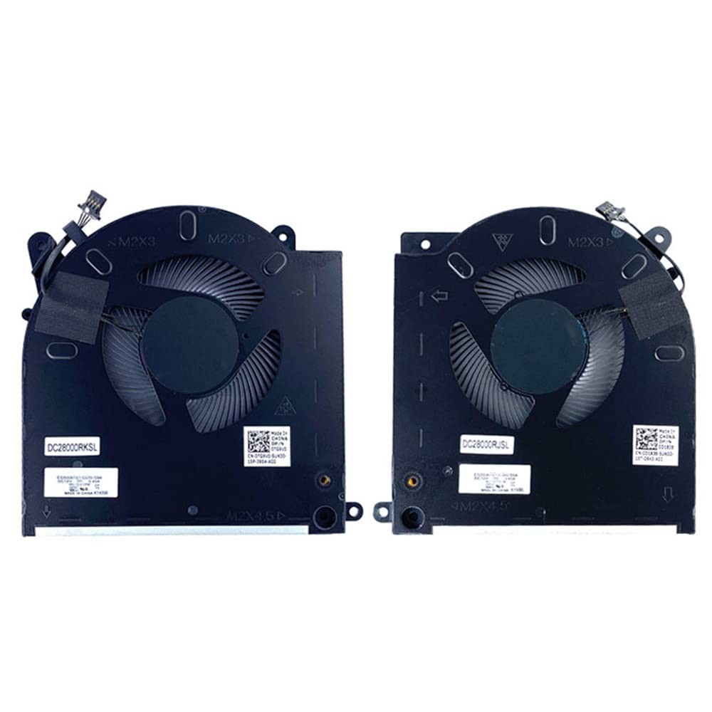 Cooling Fan DC 12V 0.4A Alienware M15 R3 R4 P87F002 P87F003 P/N 0TG9V0 0D1X38