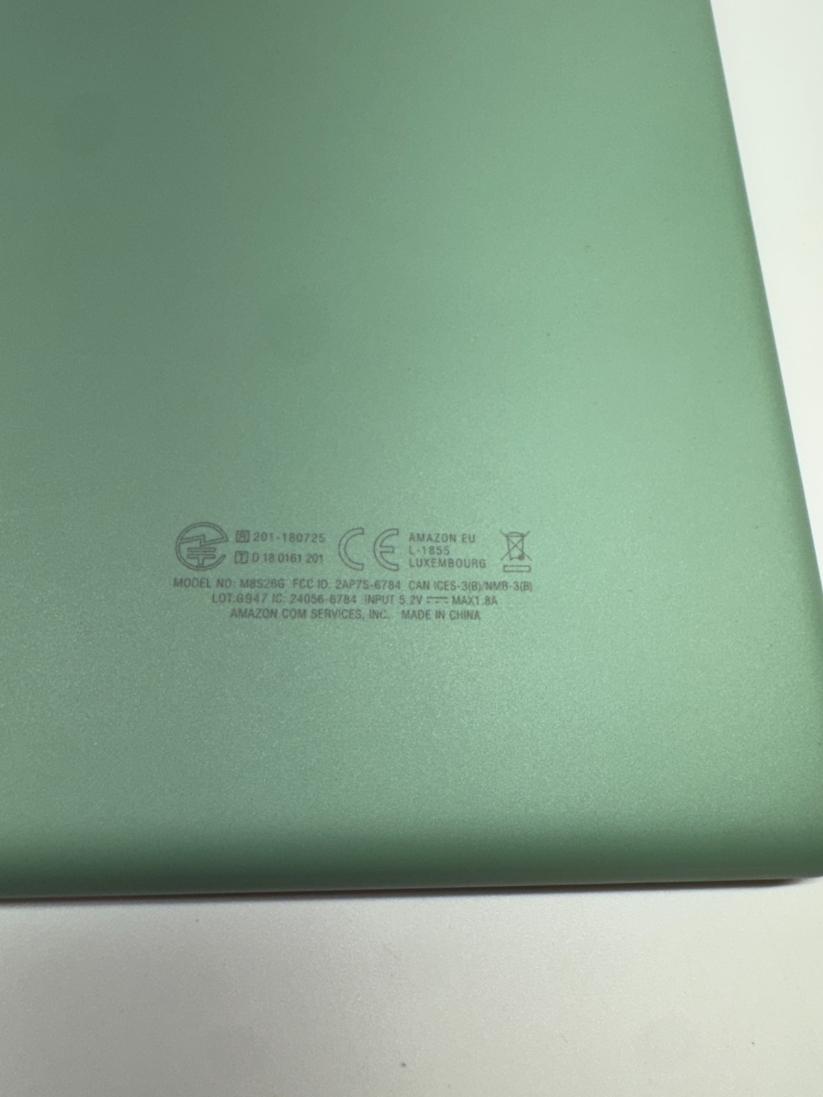 Amazon Fire 7 Tablet With Alexa 7″ Display 16 GB 9th Generation Sage Green WORKS